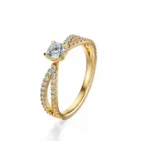 Pierścionek z diamentami